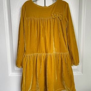 Carter’s special occasion girls dress. Size 5T. Golden yellow color